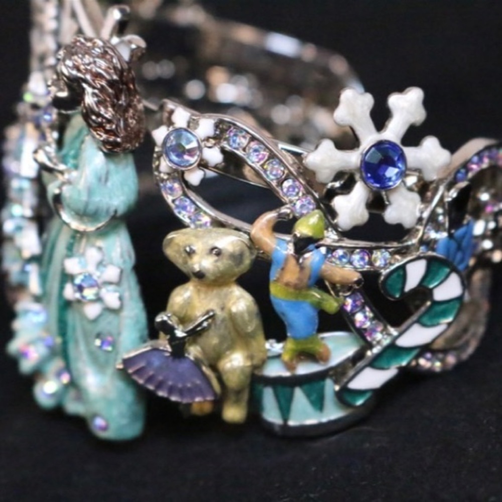 Kirks Folly Silver Tone The Nutcracker Ballet Chr… - image 2